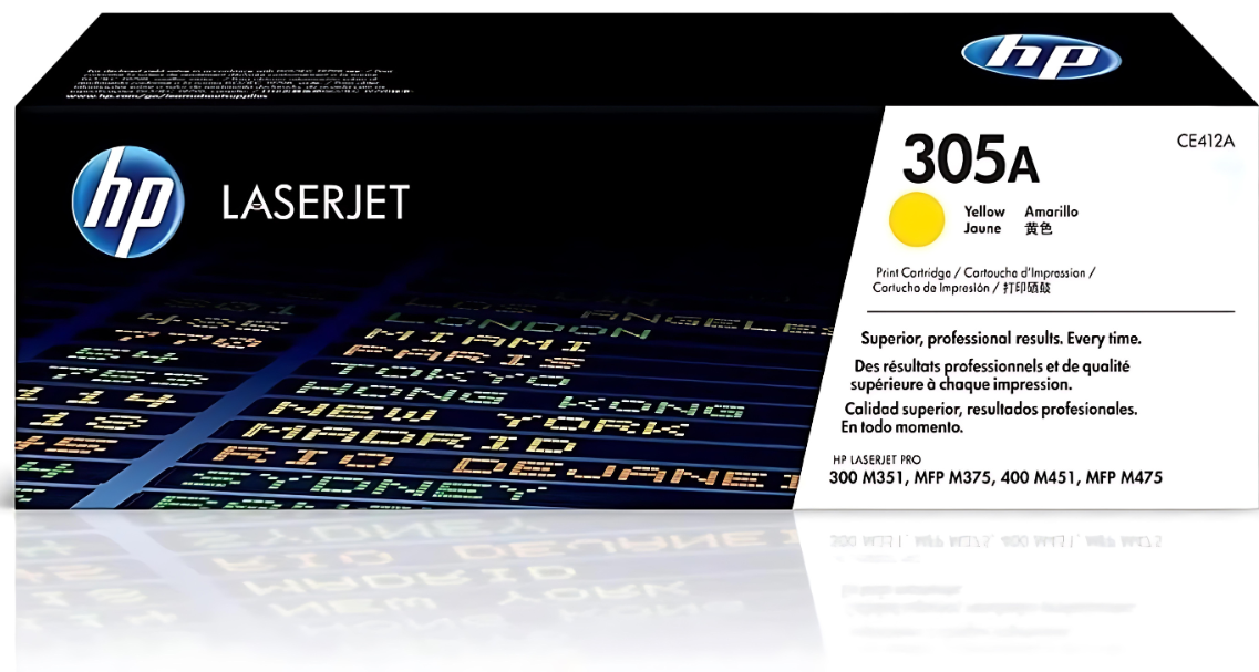 HP 305A CE412A Yellow Toner Cartridge