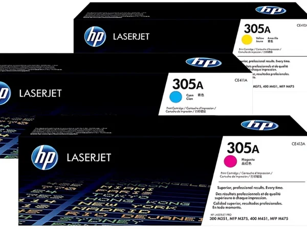 HP 305A 3-Pack Toner