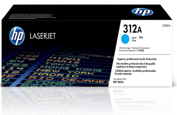 HP 312A CF381A Cyan Toner Cartridge