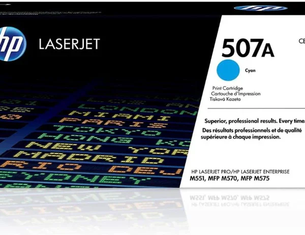 HP 507A CE401A Cyan Toner Cartridge for reliable and consistent performance